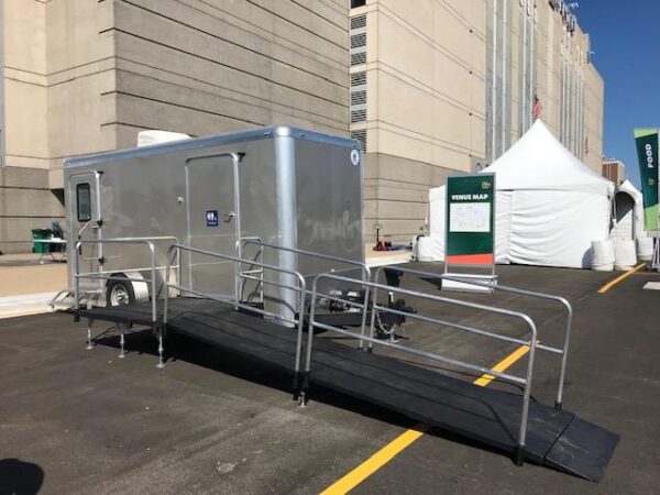 large ADA restroom trailer