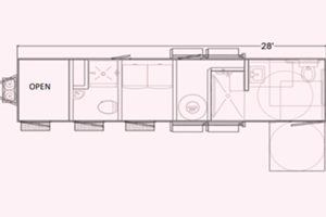 ADA Combination trailer floorplan