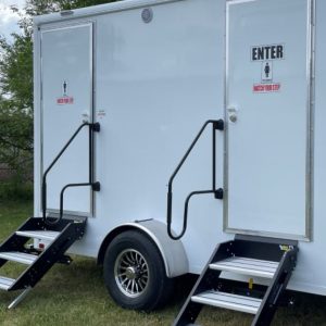 2 Station Restroom Trailer | New – 2025