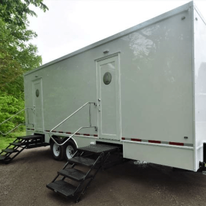 2 Station Luxury Restroom Trailer | New – 2025