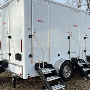 4 Station Private Rooms Restroom Trailer | New – 2025