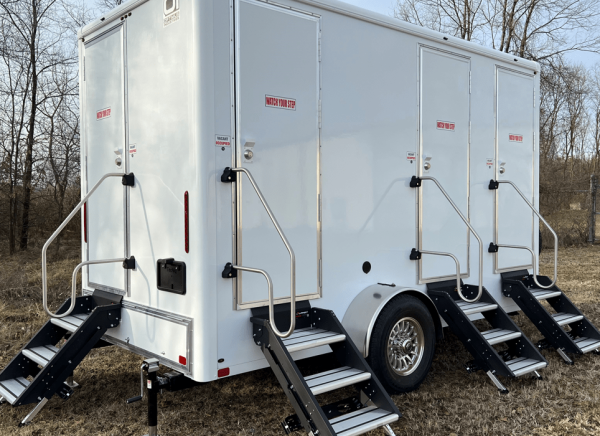 4 Station Private Rooms Restroom Trailer | New – 2025