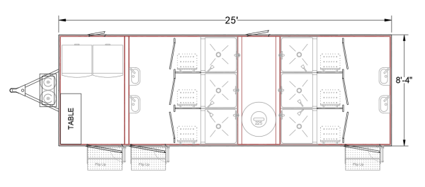 8 Station Shower & Laundry Trailer | New – 2025 - Image 5