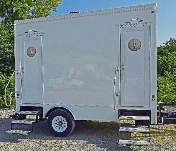 2 Station Luxury Restroom Trailer | New – 2025