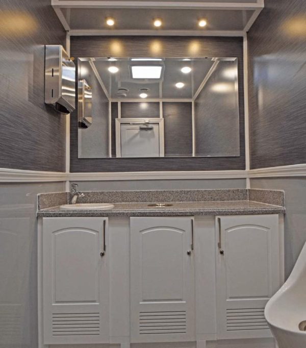 2 Station Luxury Restroom Trailer | New – 2025 - Image 2