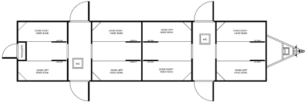 16-Person Bunk House Trailer | New – 2025 - Image 2