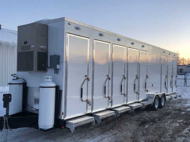 Exterior of a trailer used for emergency site response