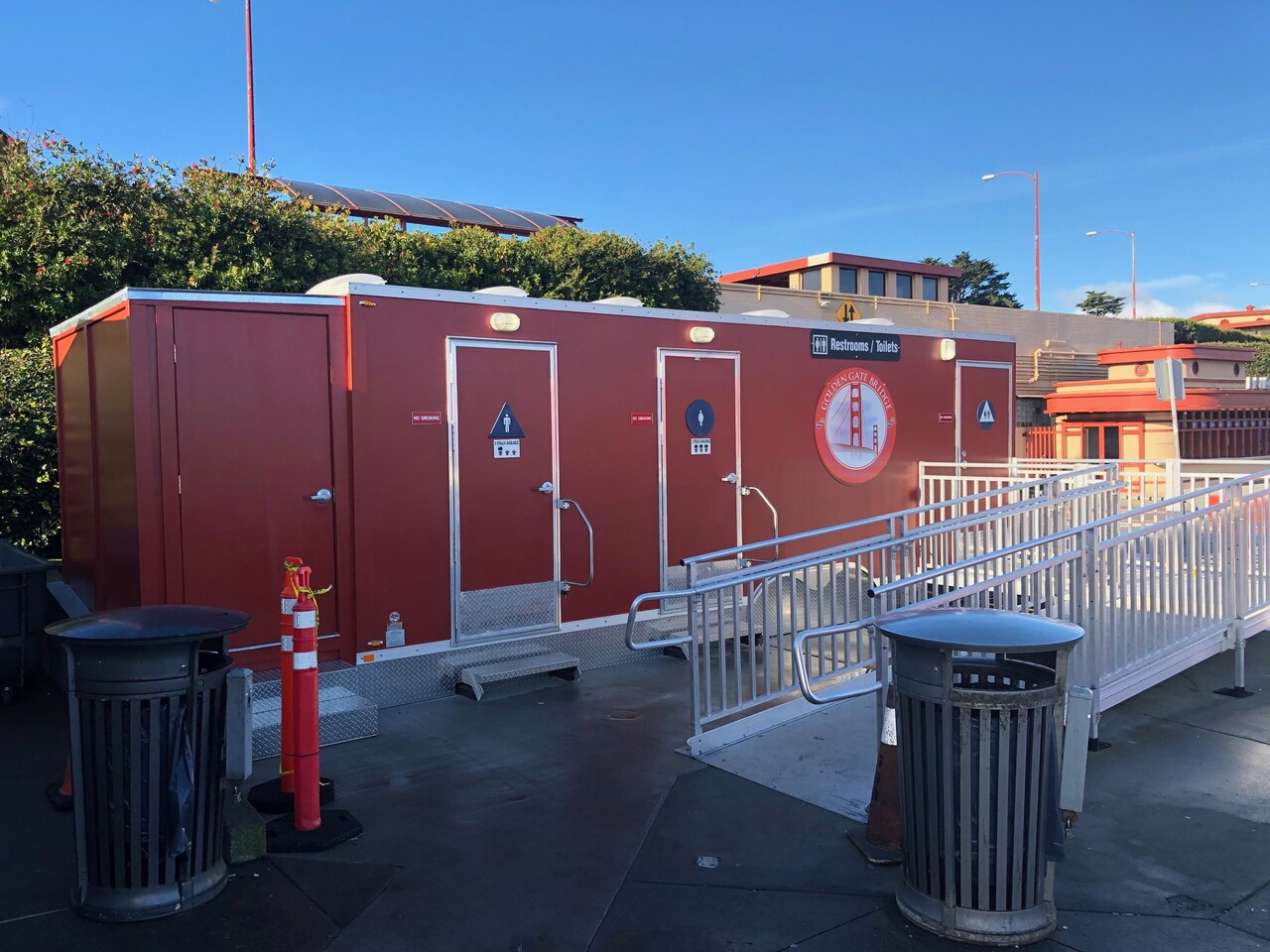 Large ADA restroom trailer