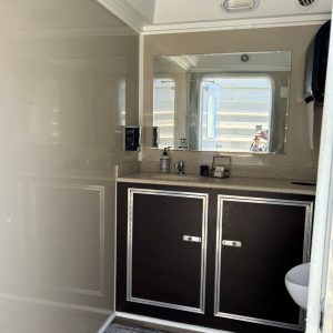 3-station restroom trailer