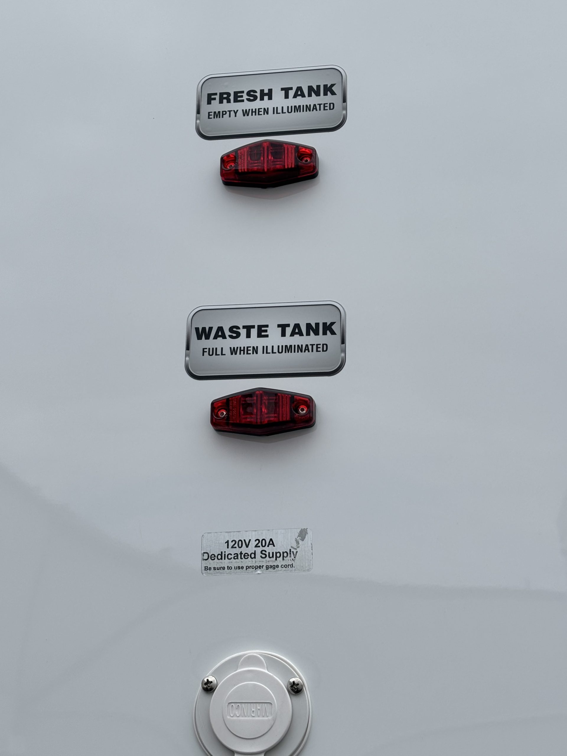 NRT Sales introduces the  Waste and Water Tank visual and audible Alarms