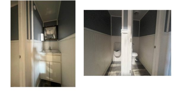 2022 16ft 4 station Certified Preowned  Semi Private Restroom Trailer - Image 4