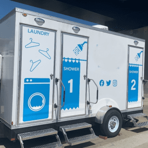 2022 16' Combination Restroom/ Shower/ Laundry Trailer