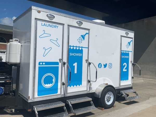 2022 16' Combination Restroom/ Shower/ Laundry Trailer