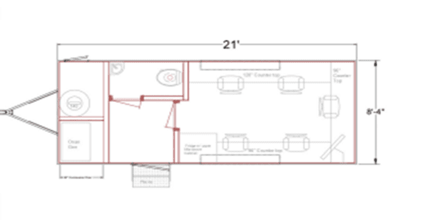 2025 - 21ft COH Self Contained office Trailer with Bathroom - Image 4