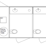 3 Station Restroom Trailer