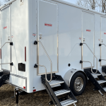 4 Station Private Rooms Restroom Trailer