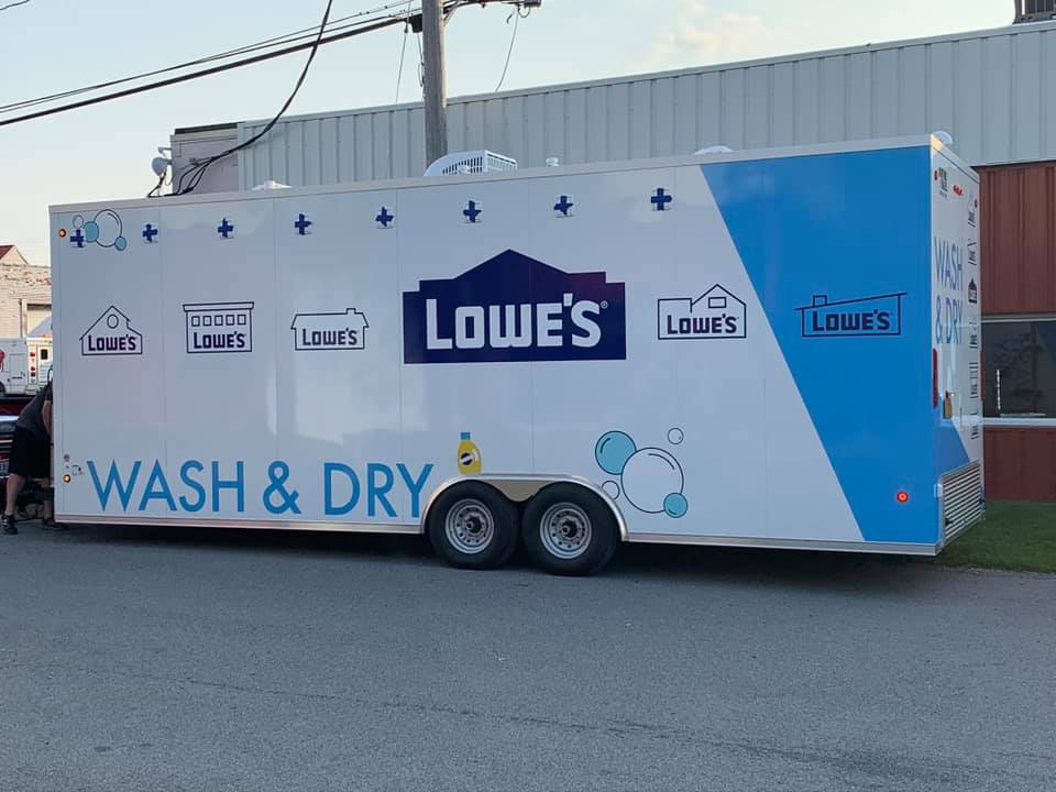 8 Unit Laundry Trailer