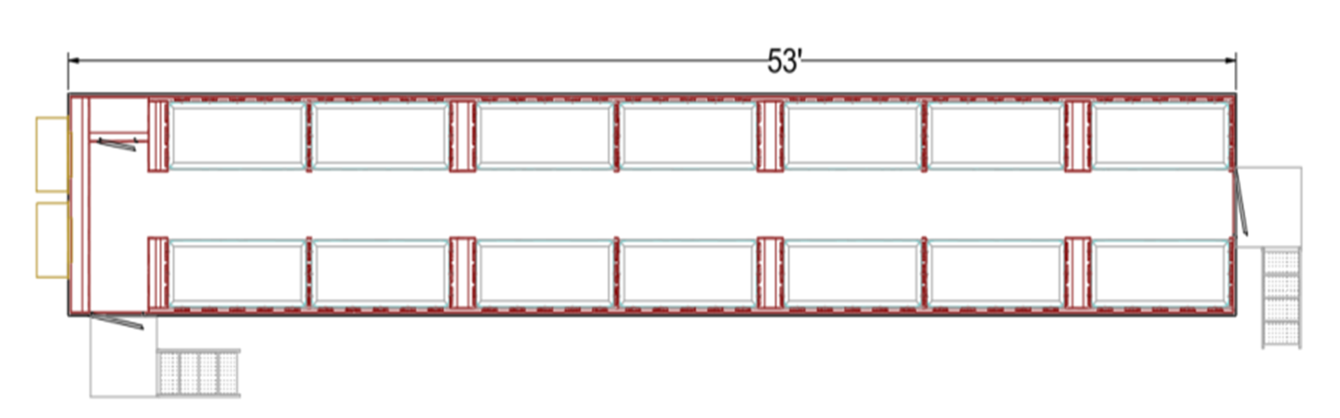 42 Person Bunk-Sleeper Trailer